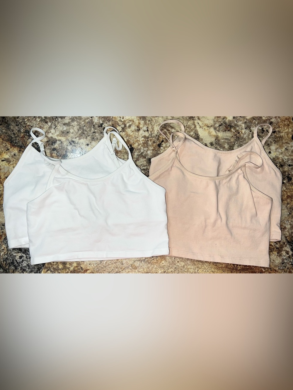 Cat & Jack White and Nude Girls Bras